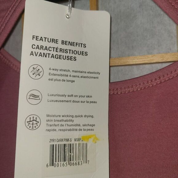 NWT The Free Yoga Sm Open Back Top - Picture 4 of 16